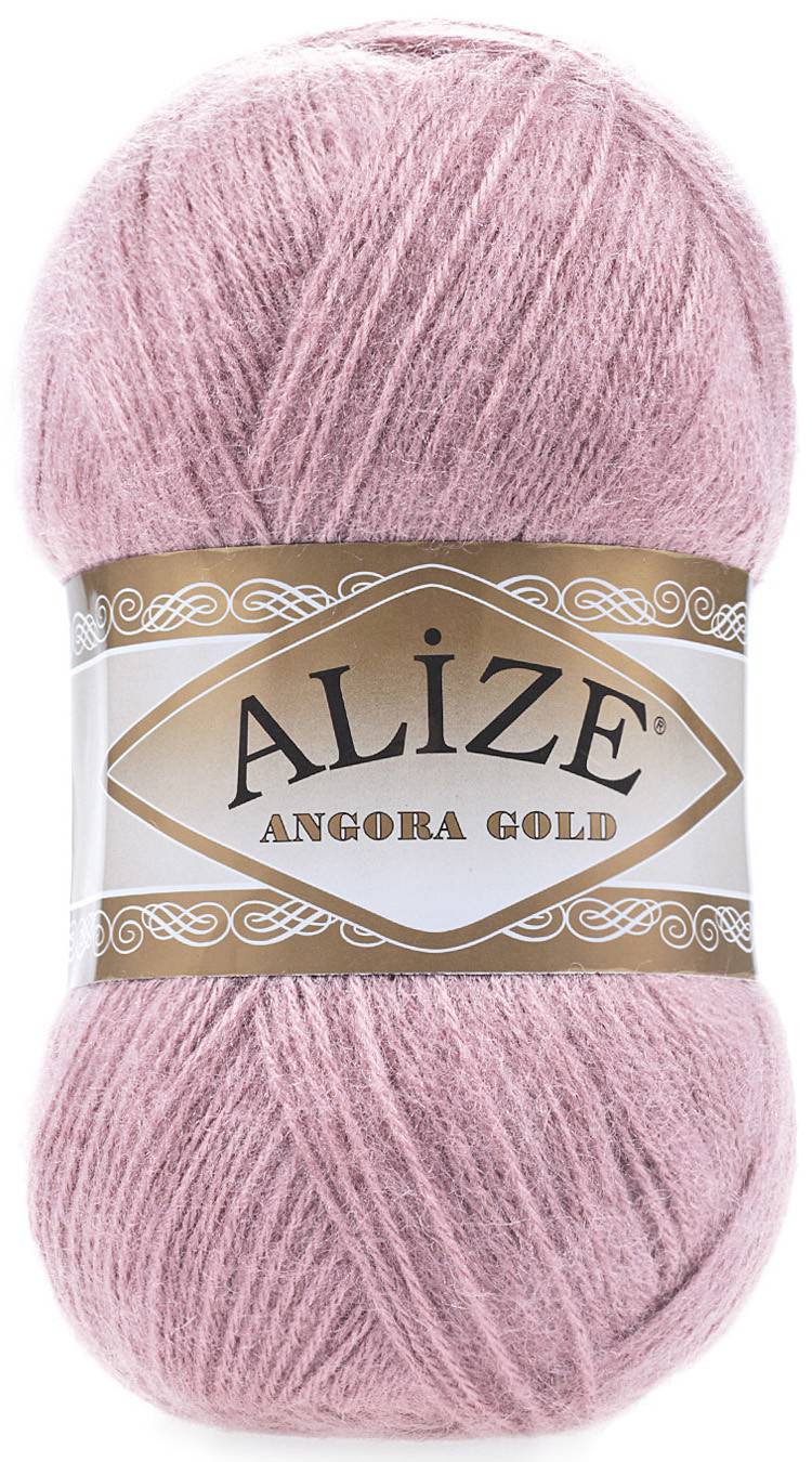 

Пряжа ALIZE Angora Gold цвет 295 розовый 5 мотков
