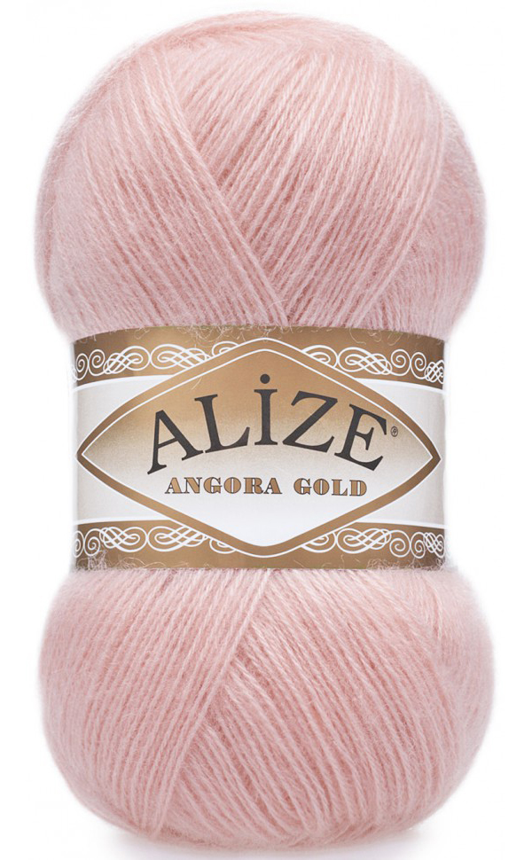 

Пряжа Alize ALIZE-AngoraGold-363 Angora Gold светло-розовый, Angora Gold