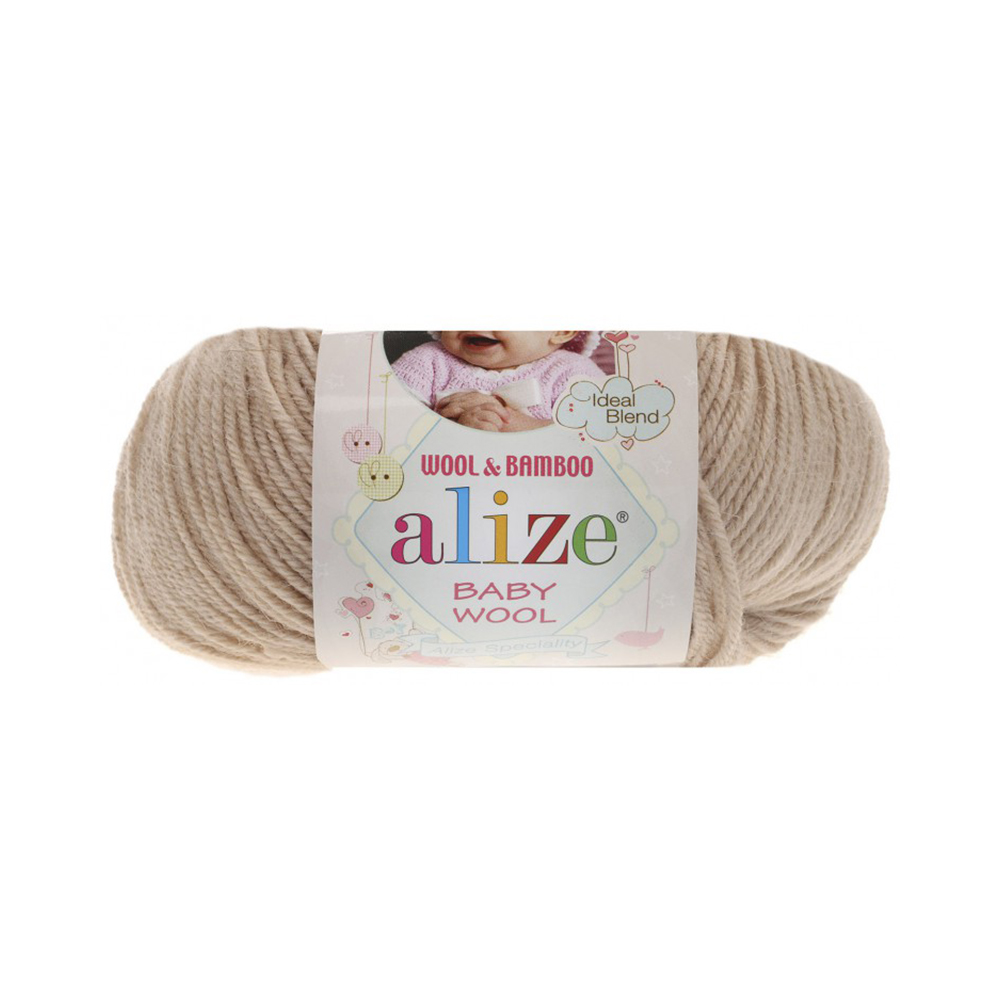 фото Пряжа alize alize-babywool-310 baby wool 310 медовый