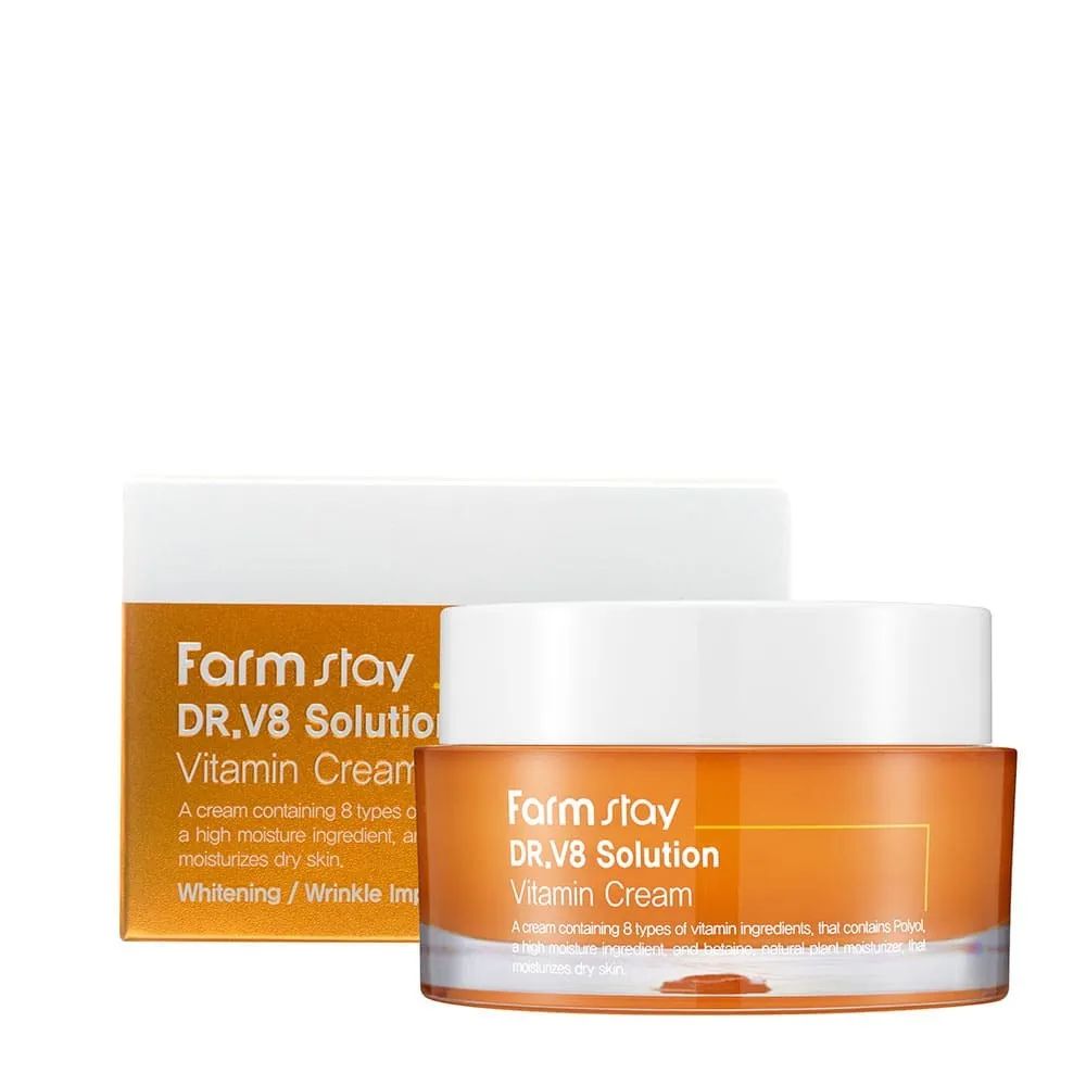 

Крем для лица FarmStay Dr.V8 Solution Vitamin Cream с витаминами 50 мл