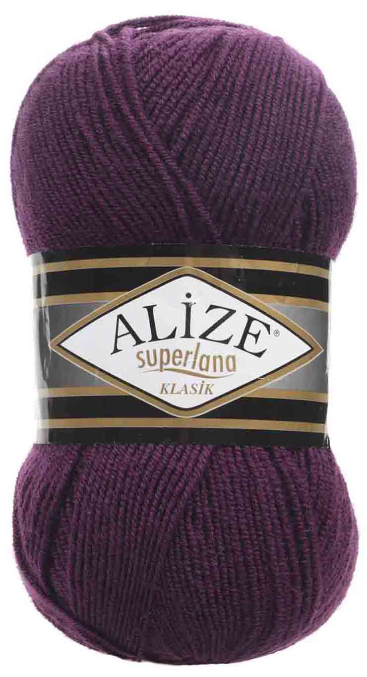 

Пряжа Alize ALIZE-Superlana klasik-111 Superlana klasik фиолетовый, Superlana klasik