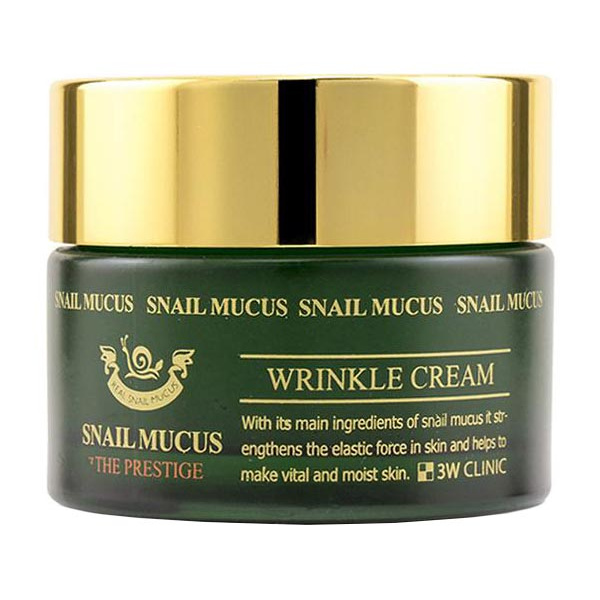Крем для лица 3W Clinic Snail Mucus Wrinkle Cream 50 мл тонер для лица farmstay snail mucus moisture toner