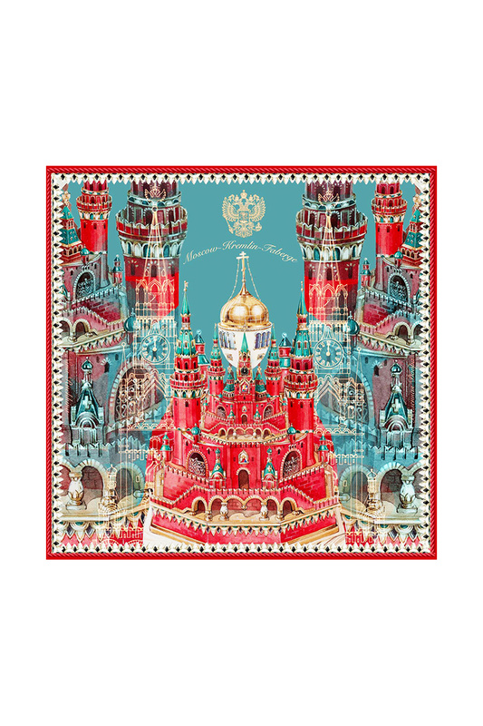 

Платок женский РУССКИЕ В МОДЕ 0028 красный, 90х90 см, 0028
