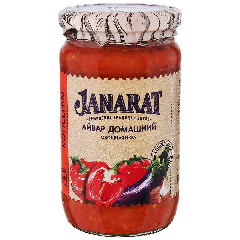 

Айвар Janarat домашний 360г