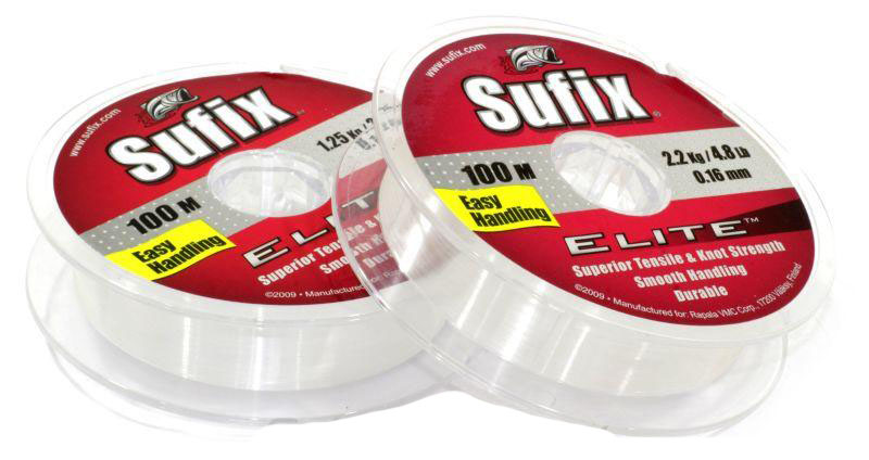 

Леска монофильная Sufix Elite 0,28 мм, 100 м, 6,6 кг, clear, Прозрачный, Elite