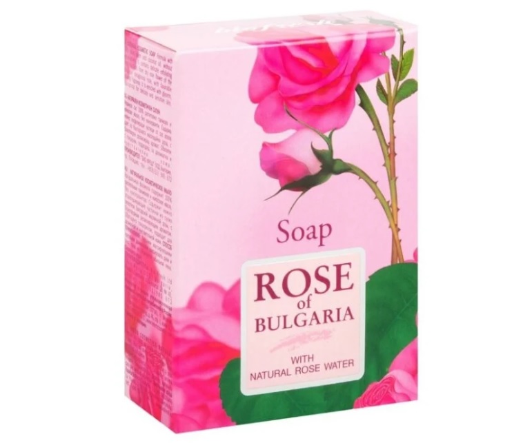 Натуральное косметическое мыло Rose of Bulgaria мыло косметическое рассея с экстрактом земляники и комплексом масел 90 г