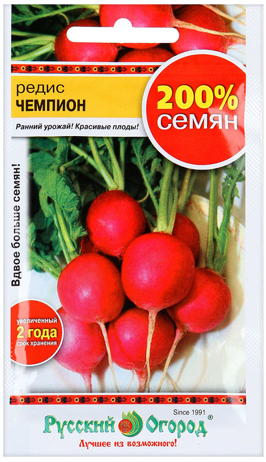 

Семена редис Русский огород Чемпион 413222 1 уп.