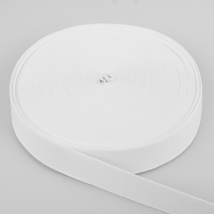 

Резинка бельевая, 35 мм, 25 ± 1 м, цвет белый