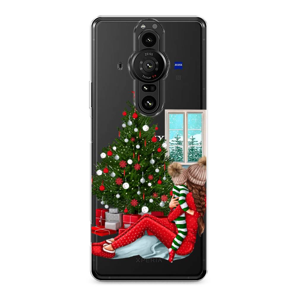 

Чехол на Sony Xperia Pro-I "Новый год с мамой", Красный;зеленый;голубой, 55050-6