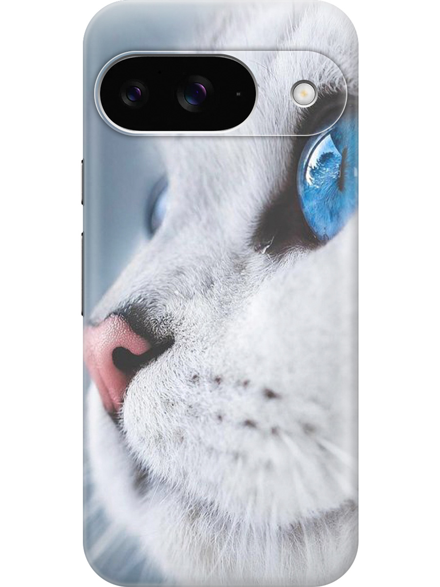 

Силиконовый чехол на Google Pixel 9 с принтом "Кошачий взгляд", Прозрачный;белый;голубой, 784809711