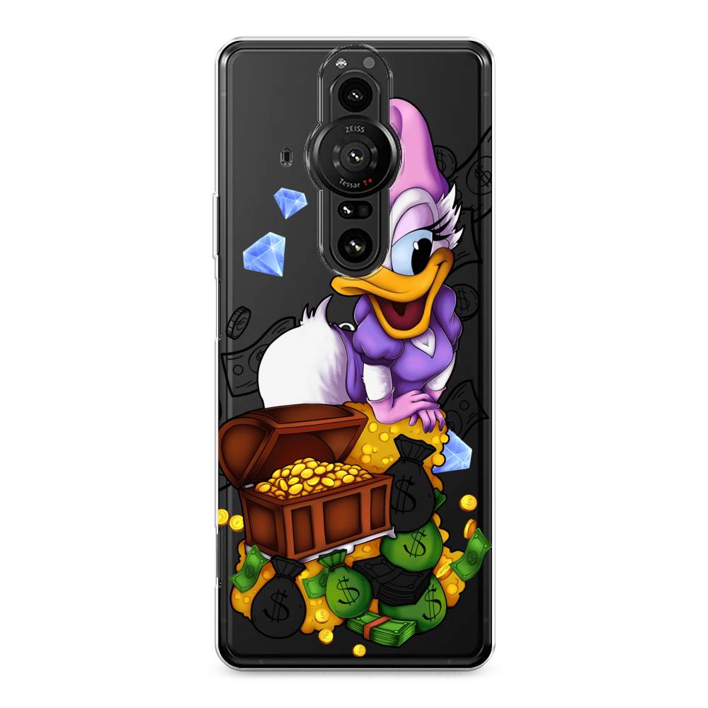 

Чехол на Sony Xperia Pro-I "Rich Daisy Duck", Коричневый;белый;фиолетовый, 55050-6