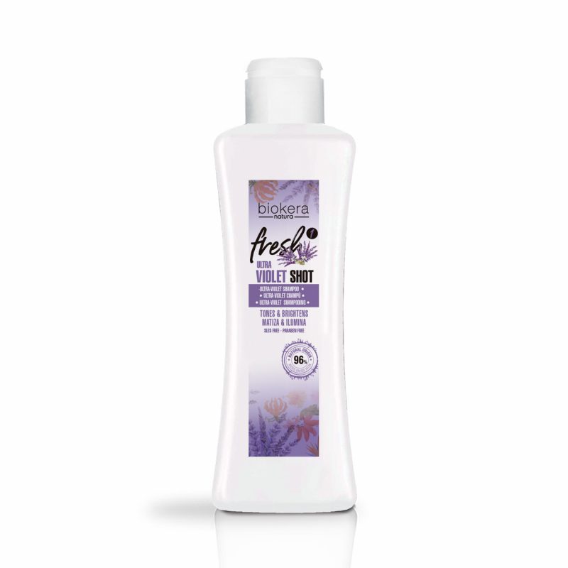 Шампунь Salerm Fresh Ultra-Violet Shot Shampoo ультрафиолетовый 300 мл тонирующий шампунь с фиолетовым пигментом 140042 70 мл