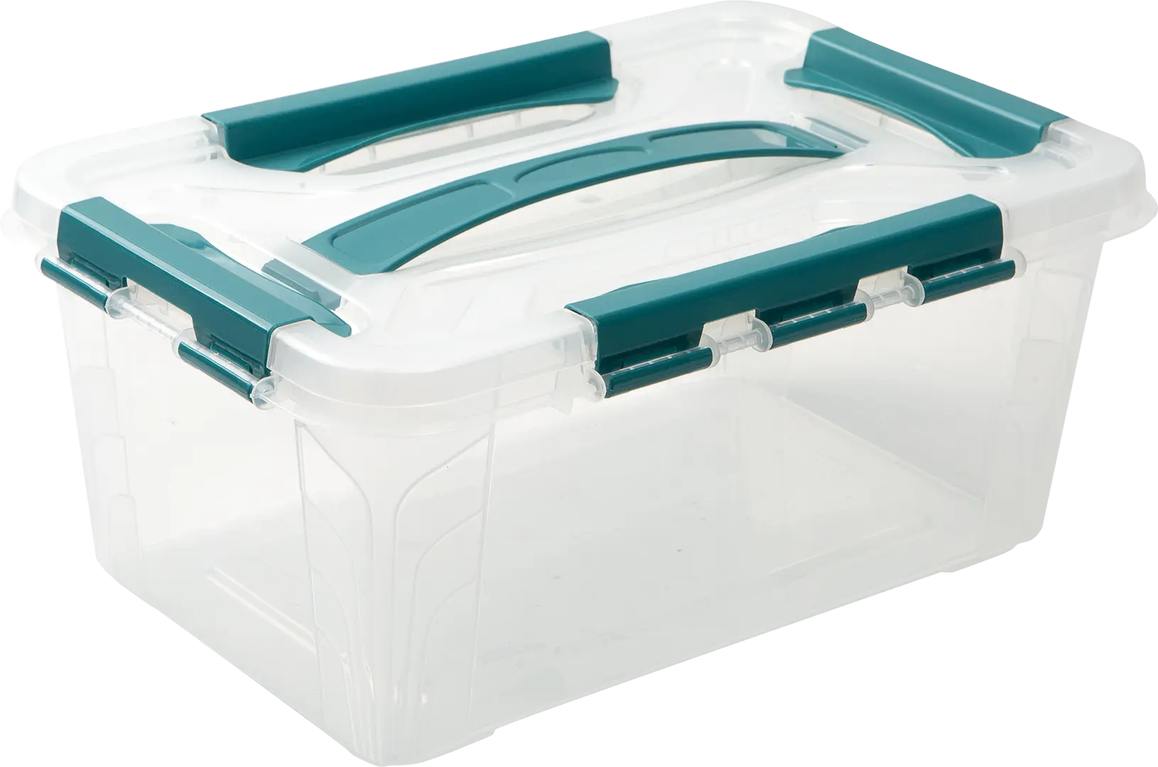 

Ящик для хранения Grand Box 29x19x12.4 см 4.2 пластик с крышкой цвет прозрачный