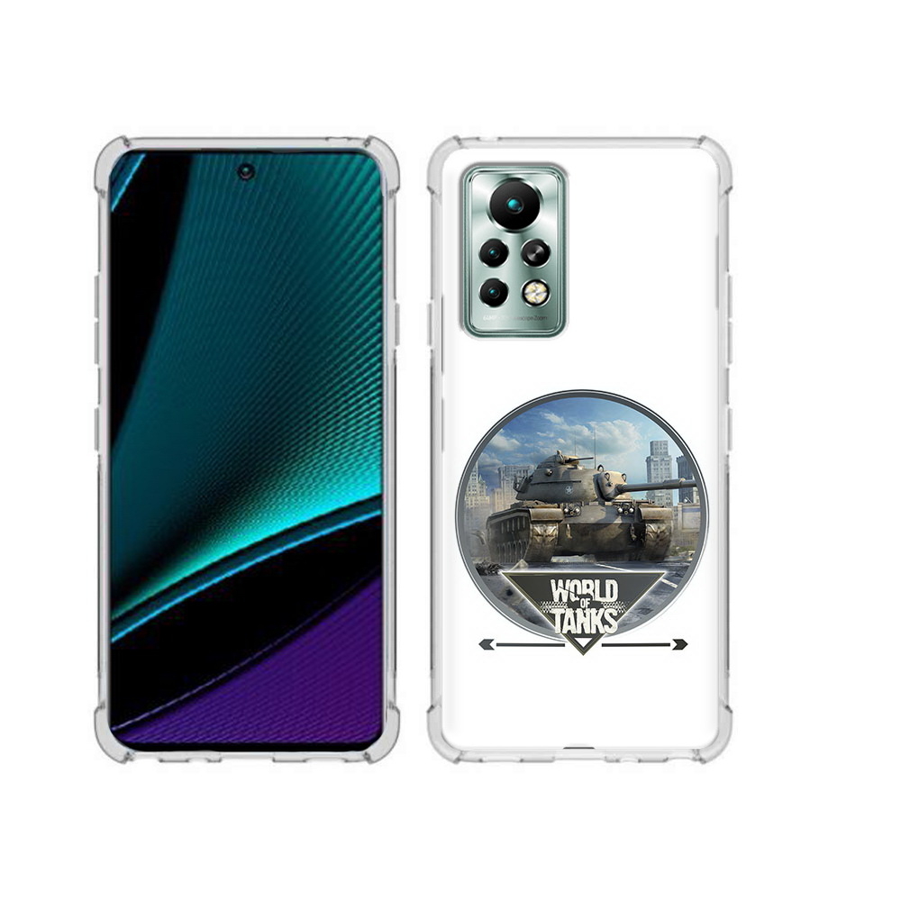 

Чехол MyPads Tocco для Infinix Note 11 Pro Мир танков, Прозрачный, Tocco