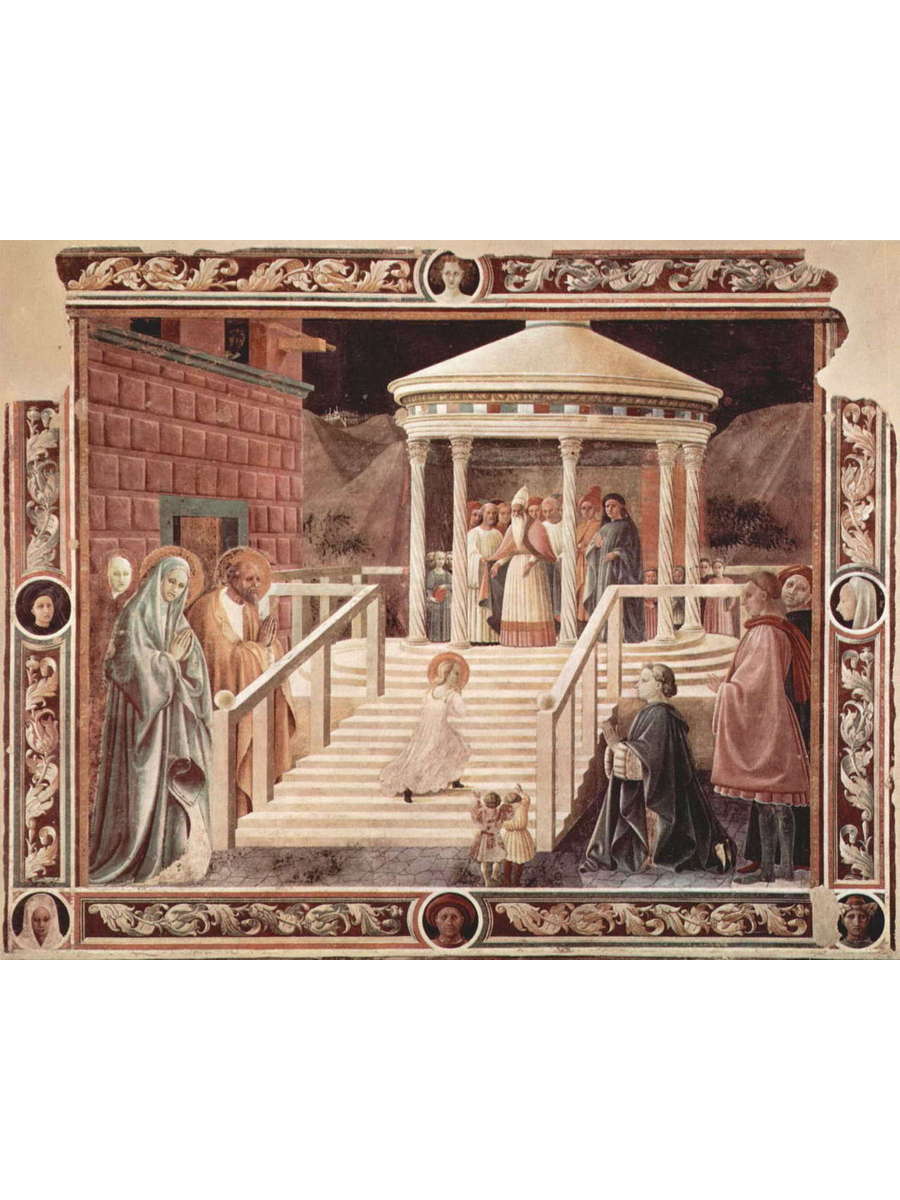 

Постер DRABS A2 Паоло Учелло Фрески из собора в Прато. Введение Марии во храм