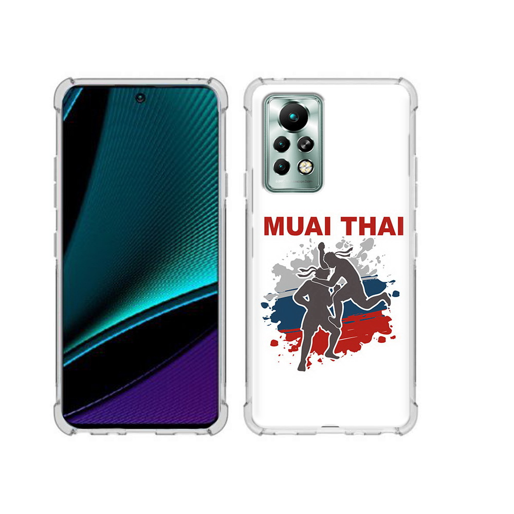 

Чехол MyPads Tocco для Infinix Note 11 Pro Муайтай, Прозрачный, Tocco