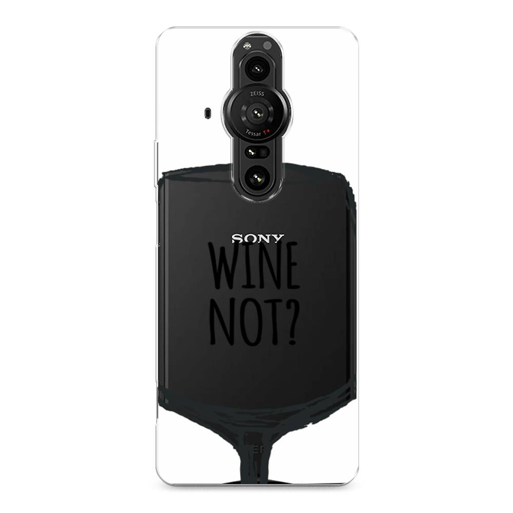 

Чехол на Sony Xperia Pro-I "Wine not white", Белый, 55050-6