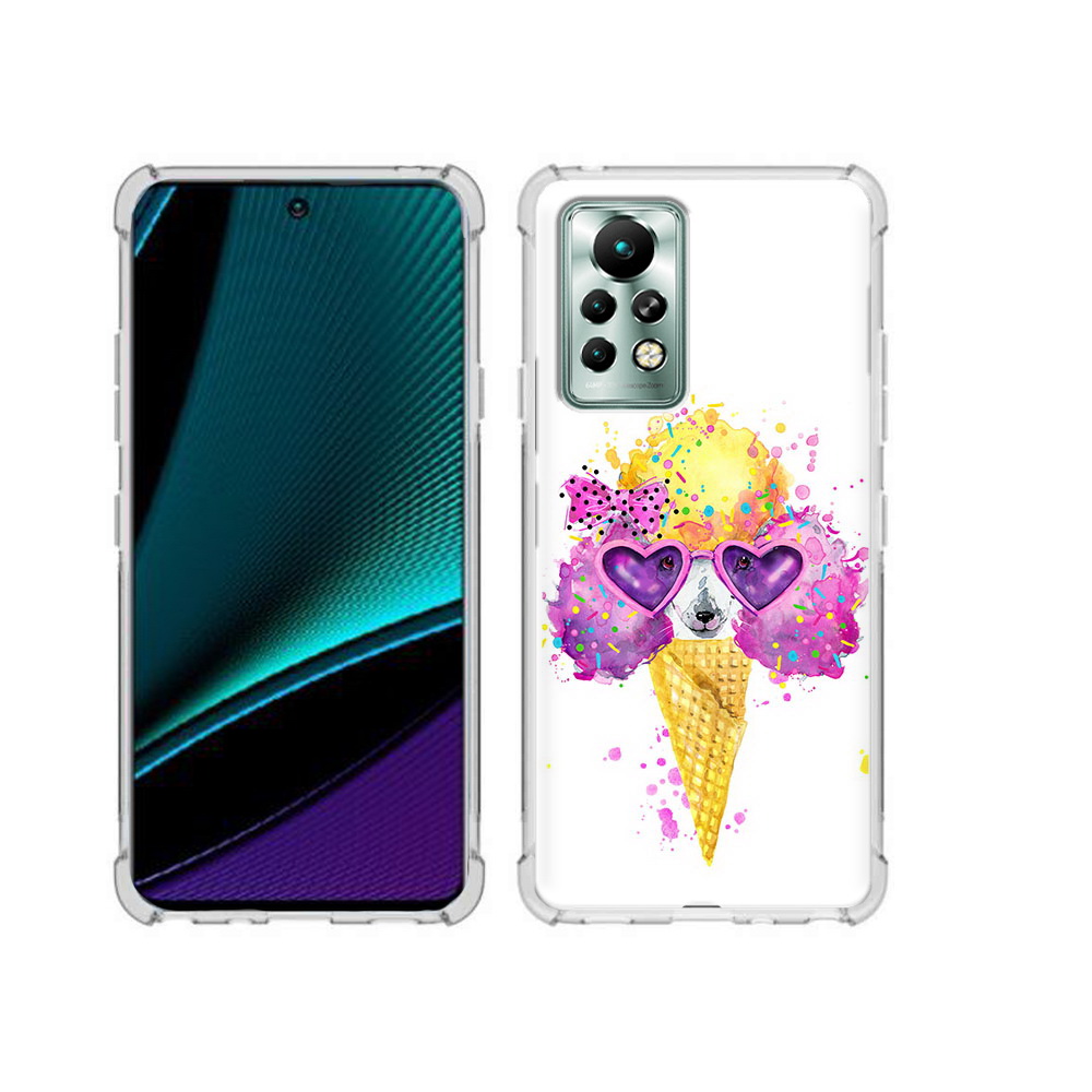 

Чехол MyPads Tocco для Infinix Note 11 Pro Рожок, Прозрачный, Tocco