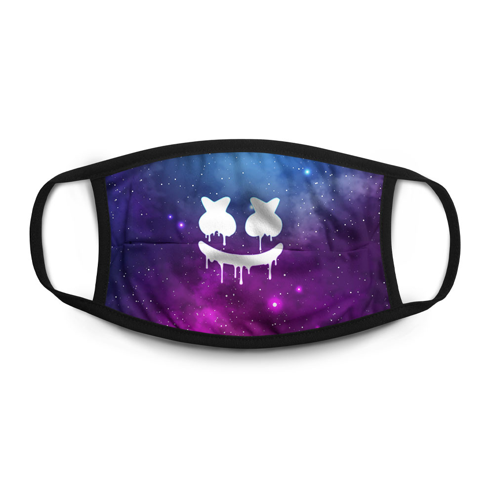 

Многоразовая маска унисекс Burnettie Marshmello Melt Space, Разноцветный, Marshmello Melt Space