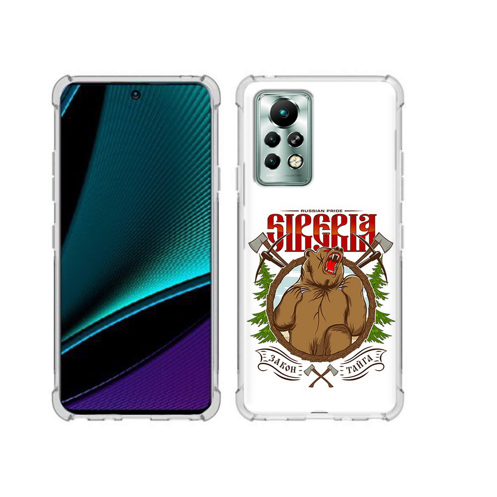 

Чехол MyPads Tocco для Infinix Note 11 Pro Тайга, Прозрачный, Tocco