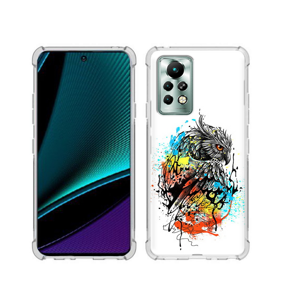 

Чехол MyPads Tocco для Infinix Note 11 Pro Творческая сова, Прозрачный, Tocco