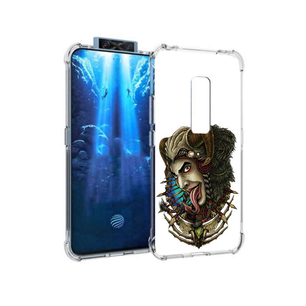 

Чехол MyPads Tocco для Vivo V17 Pro длинный язык (PT226965.387.330), Прозрачный, Tocco
