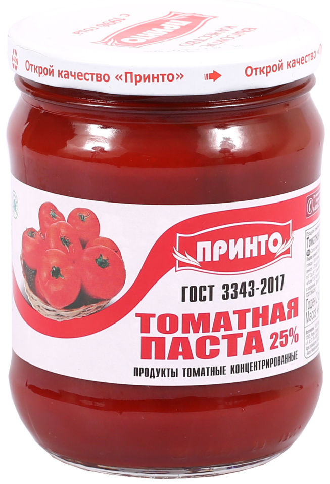 

Паста Принто Томатная 25% 460 г