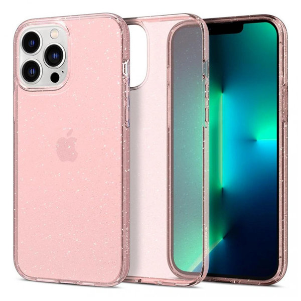 фото Чехол spigen liquid crystal (acs03199) для iphone 13 pro max, glitter rose