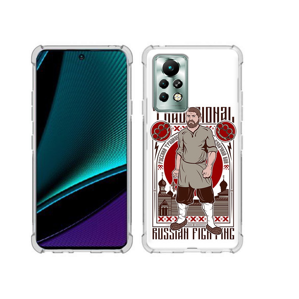 

Чехол MyPads Tocco для Infinix Note 11 Pro Традициональный мужчина, Прозрачный, Tocco