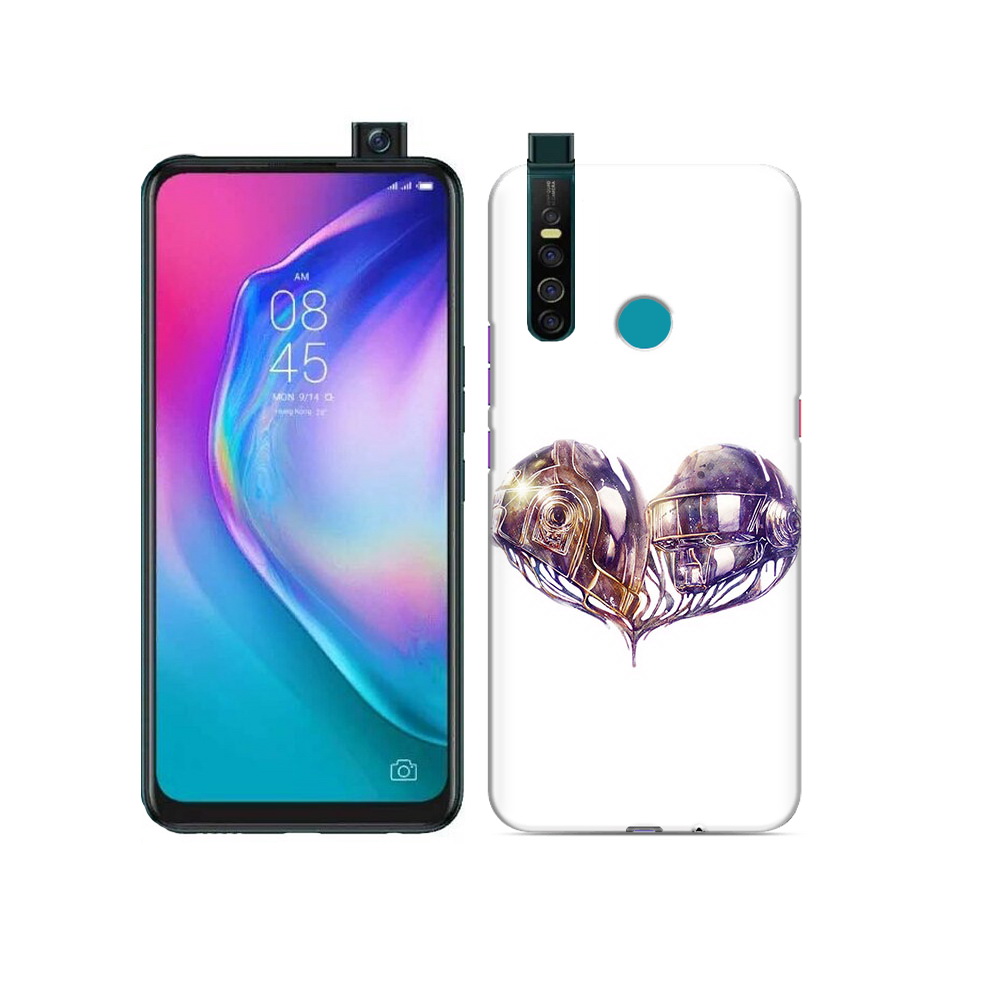 

Чехол MyPads Tocco для Tecno Camon 15 Pro сердце абстракция, Прозрачный, Tocco