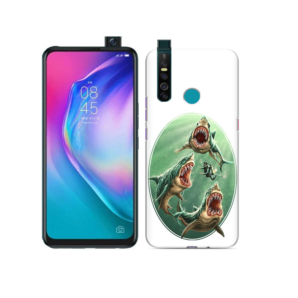 

Чехол MyPads Tocco для Tecno Camon 15 Pro синяя бездна, Прозрачный, Tocco