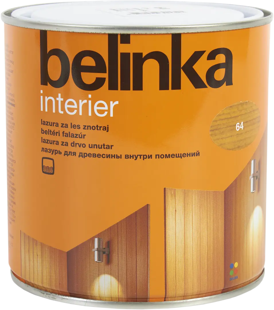 

Пропитка Belinka Interier 0.75 л цвет горчично желтый