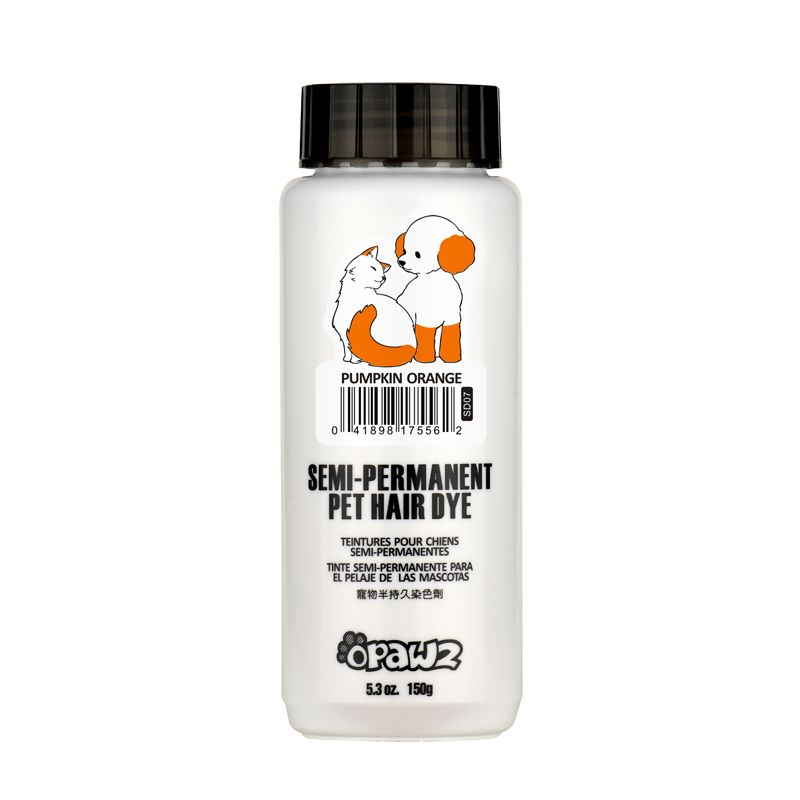 

Полуперманентный краситель для шерсти животных Opawz оранжевый Pumpkin Orange 150 г, SPHD Pumpkin Orange