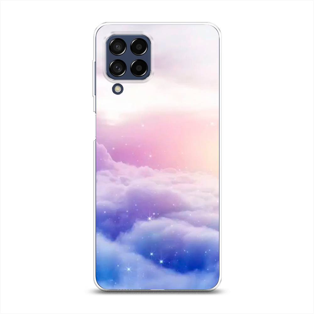 

Чехол на Samsung Galaxy M53 "Небеса", Голубой;белый;розовый, 2105850-2