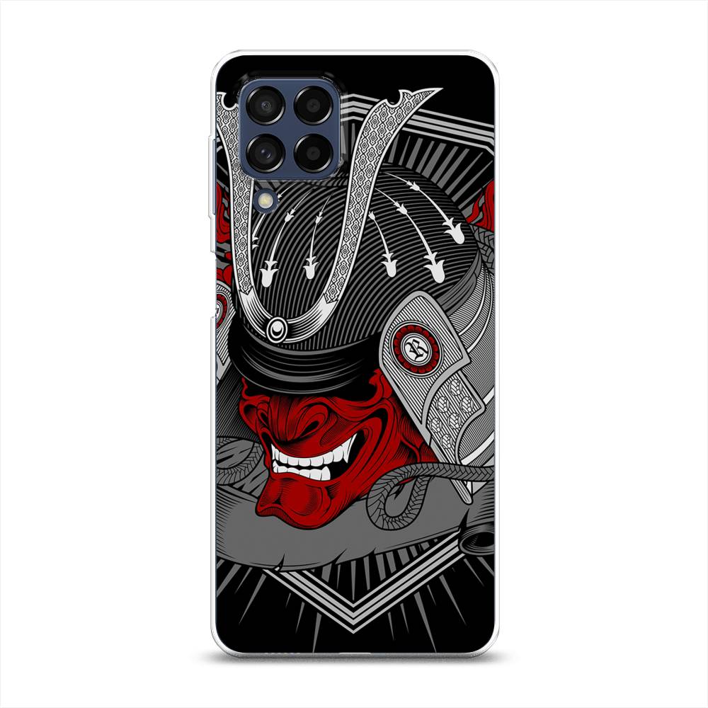 

Чехол на Samsung Galaxy M53 "Красная маска самурая", Белый;красный;черный, 2105850-4