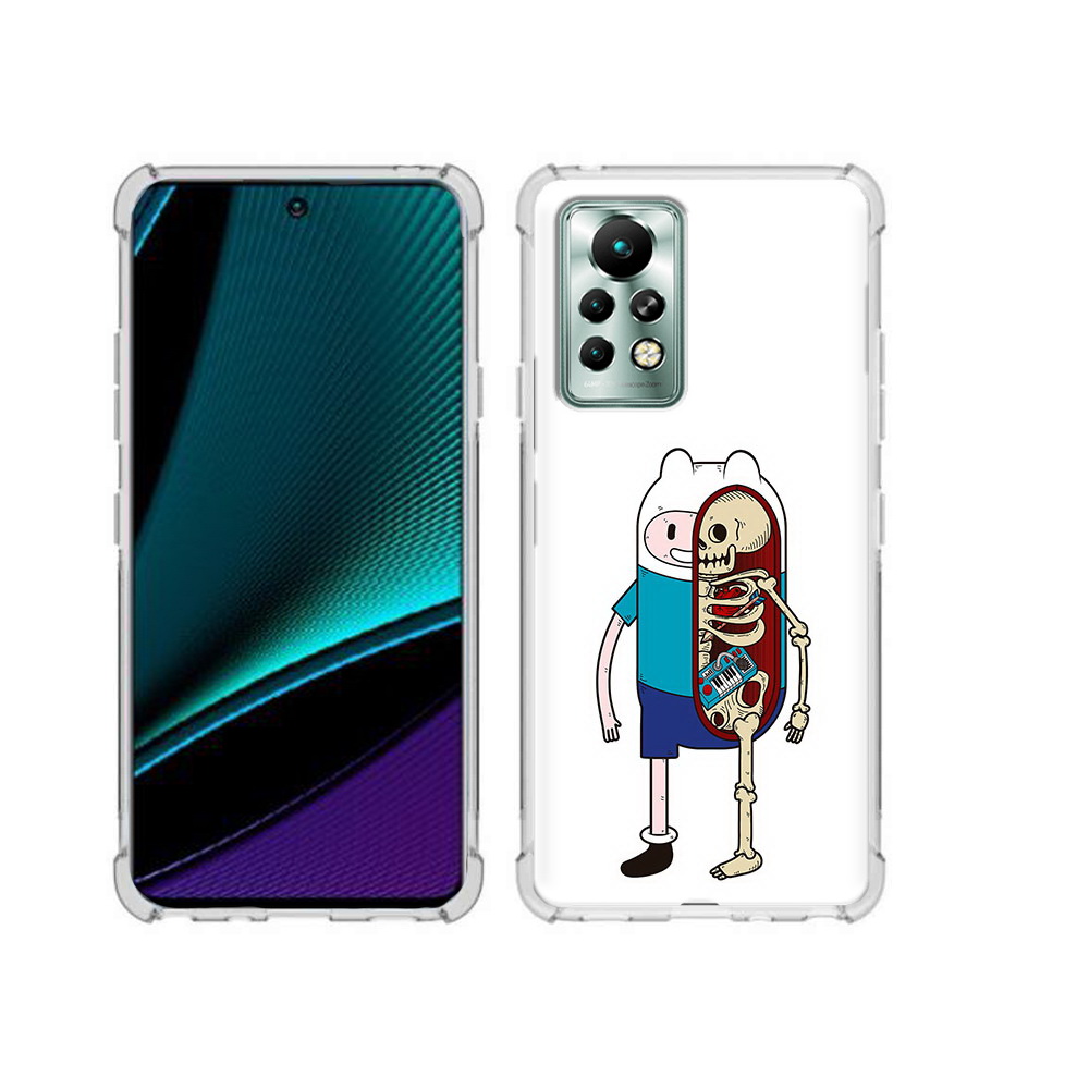 

Чехол MyPads Tocco для Infinix Note 11 Pro Финн скелет, Прозрачный, Tocco