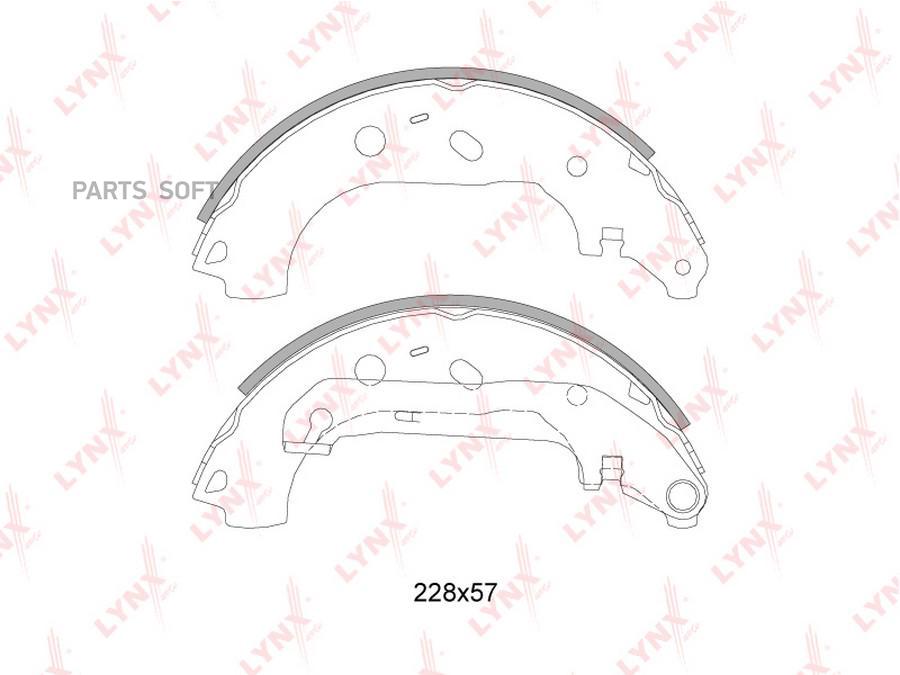 Тормозные колодки Lynxauto BS3005
