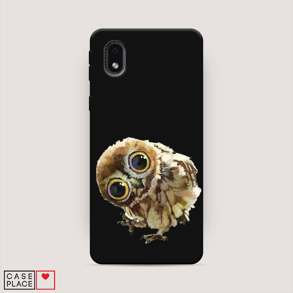 

Чехол Awog на Samsung Galaxy A01 Core / Самсунг A01 Core "Любопытный совенок", Коричневый;белый;прозрачный, 2101252-1