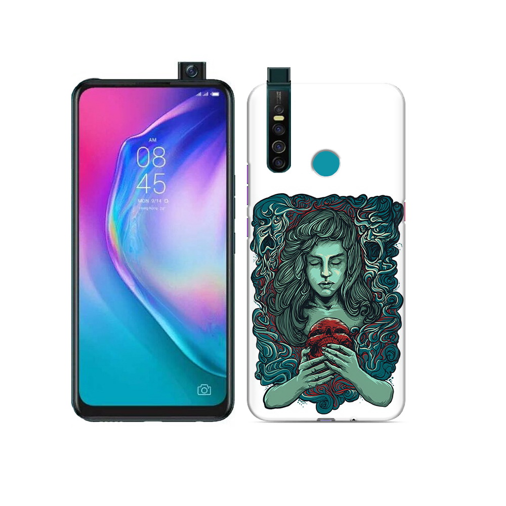 

Чехол MyPads Tocco для Tecno Camon 15 Pro спящая девушка, Прозрачный, Tocco