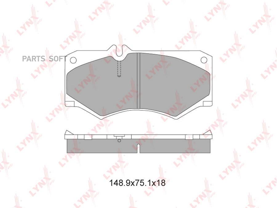 

Тормозные колодки Lynxauto BD5335