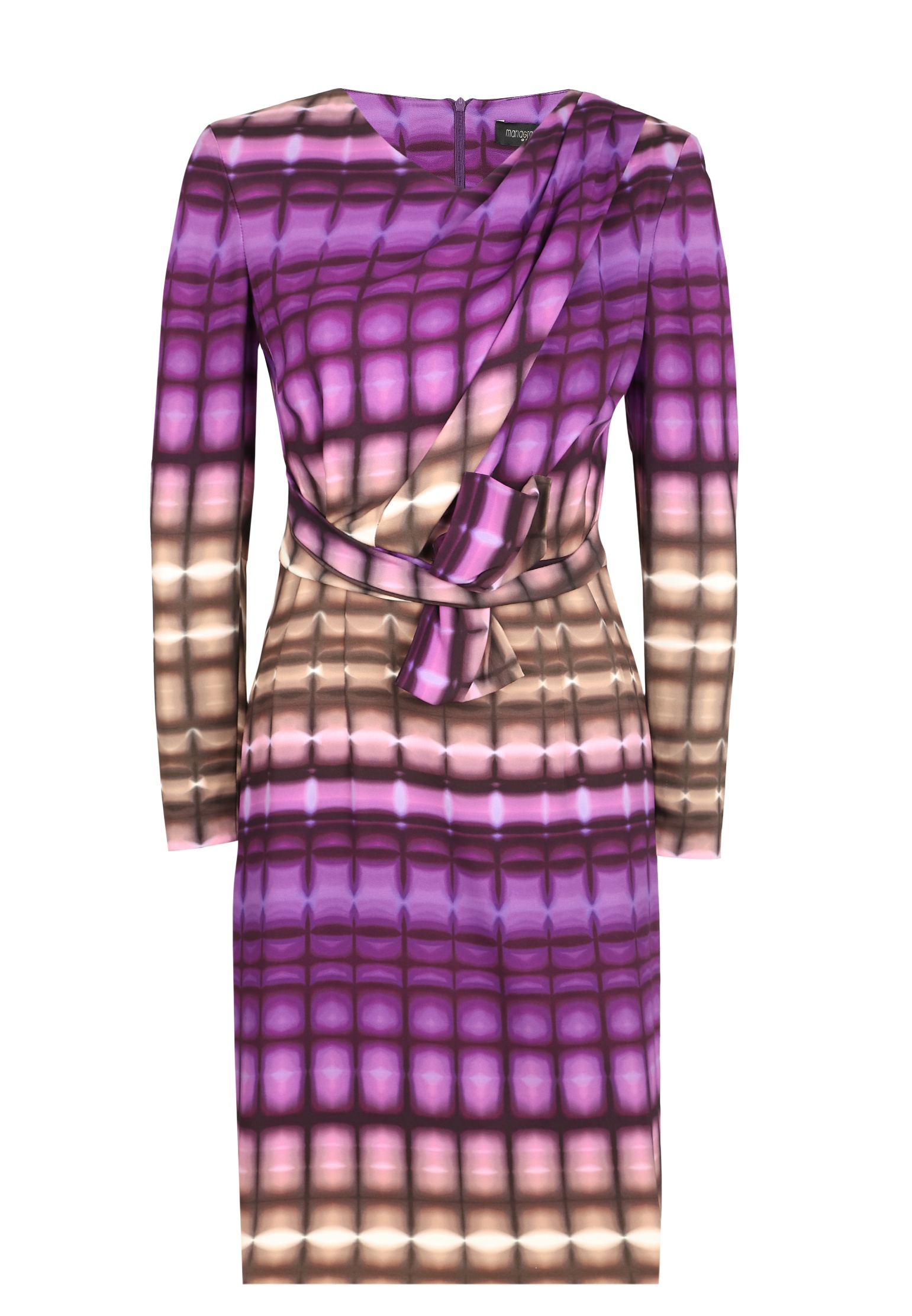 Платье женское Maria Grazia Severi 147366 фиолетовое 44 IT