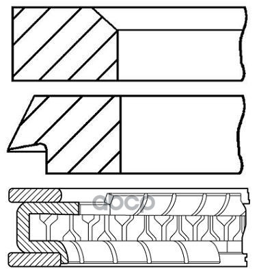 

08-849207-50_кольца поршневые! d75.5 +0.5 Hyundai Getz, KIA Rio 1.4 G4EE 02>