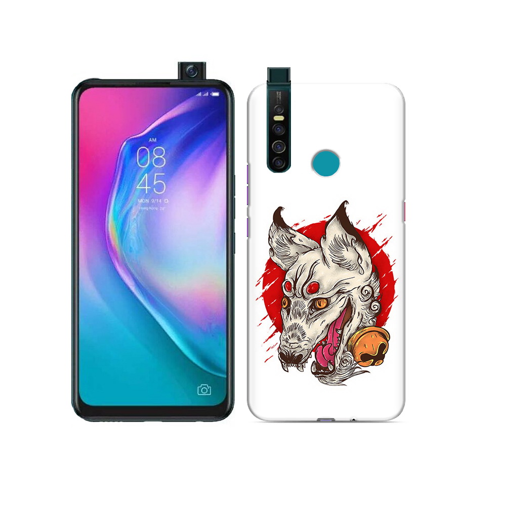 

Чехол MyPads Tocco для Tecno Camon 15 Pro страшная собака, Прозрачный, Tocco