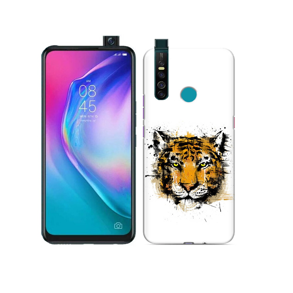 

Чехол MyPads Tocco для Tecno Camon 15 Pro тигруля, Прозрачный, Tocco