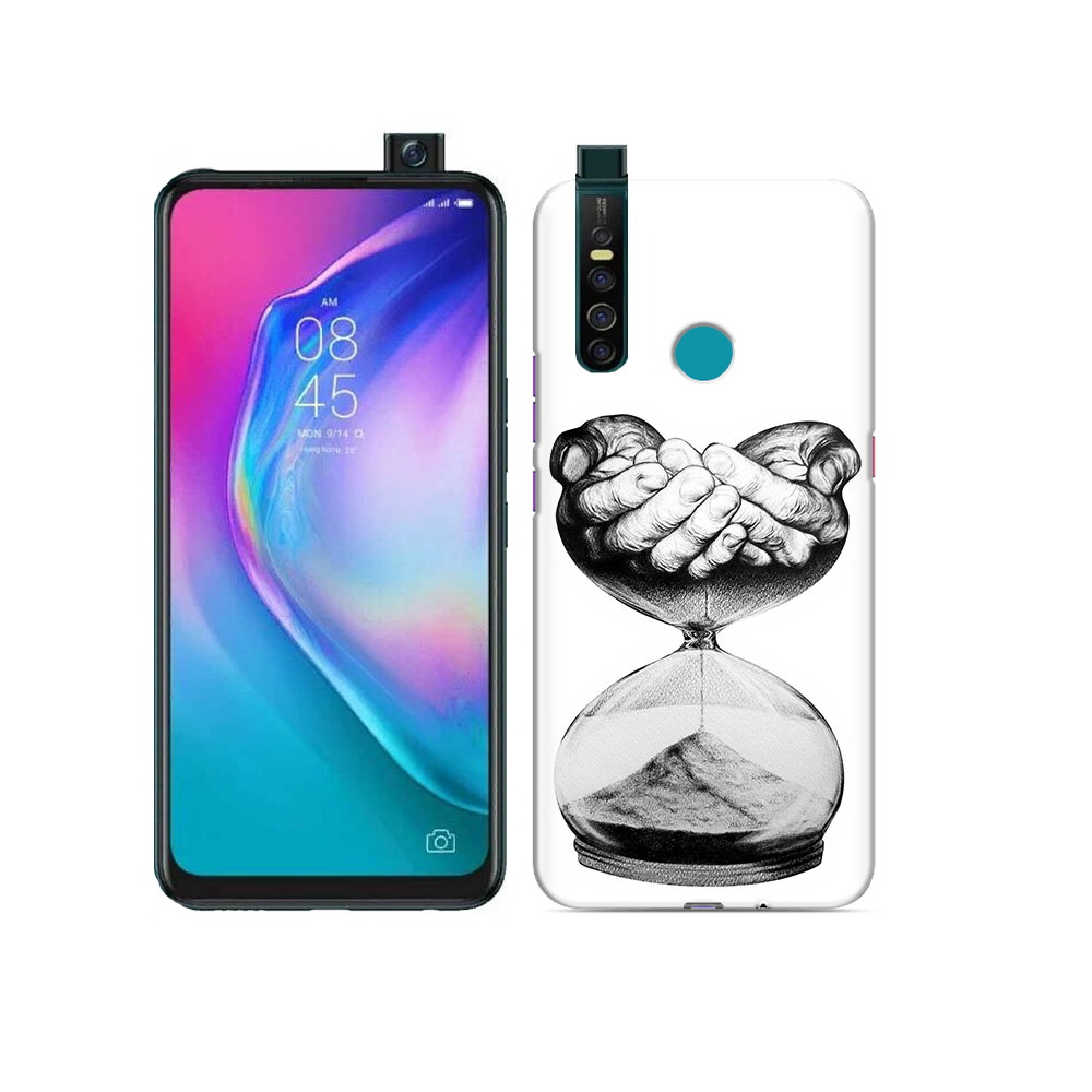 

Чехол MyPads Tocco для Tecno Camon 15 Pro часы жизни черно белый, Прозрачный, Tocco
