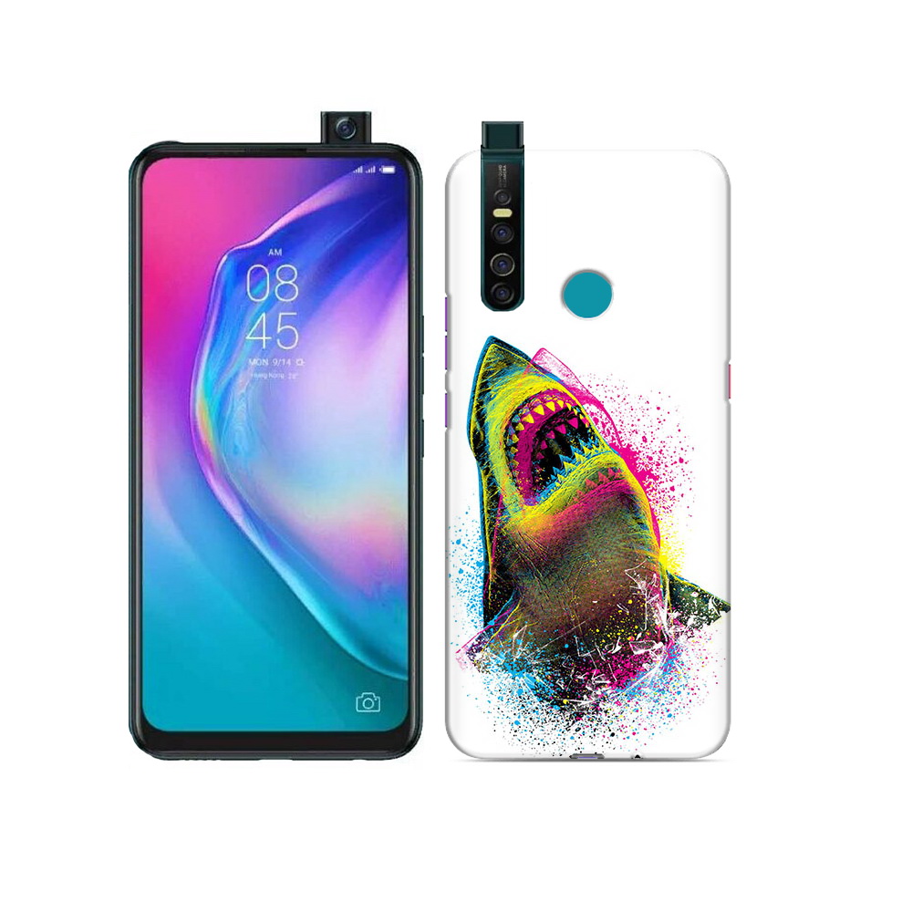 

Чехол MyPads Tocco для Tecno Camon 15 Pro челюсти-2, Прозрачный, Tocco