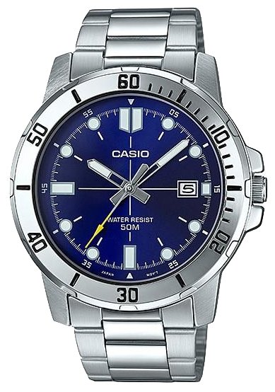 фото Наручные часы мужские casio mtp-vd01d-2e серебристые