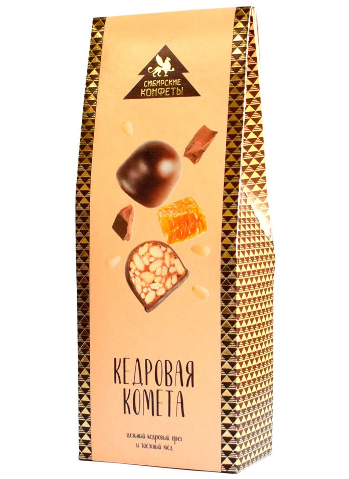 

Конфеты Сибирский кедр Кедровая комета классическая 70 г