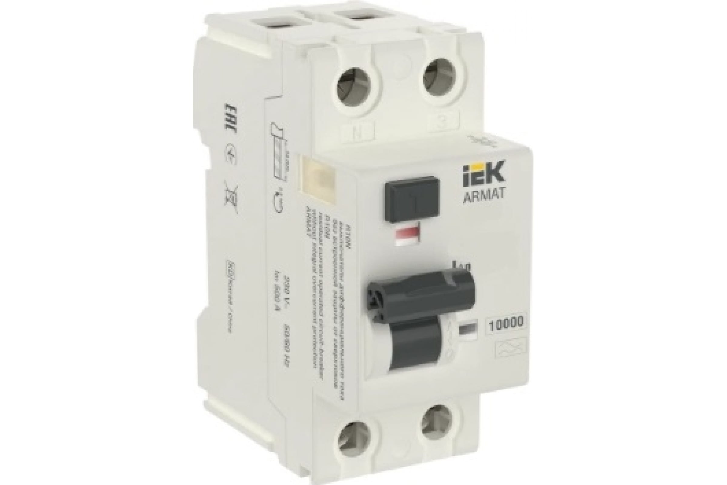 

IEK ARMAT ВДТ R10N 2P 40А 100мА тип A AR-R10N-2-040A100
