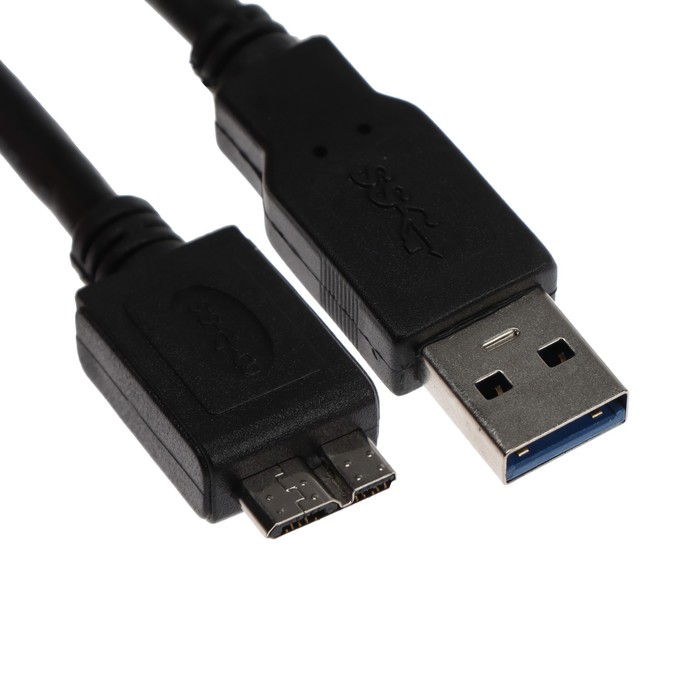 фото Кабель mirex micro usb - usb 0.3 м, черный 13700-amcr03u3